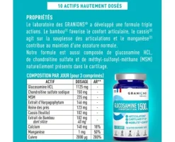 Glucosamine 1500mg Granions - pot de 90 comprimés