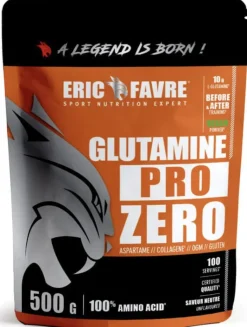Glutamine pro zéro saveur naturel Eric Favre - sachet de 500g