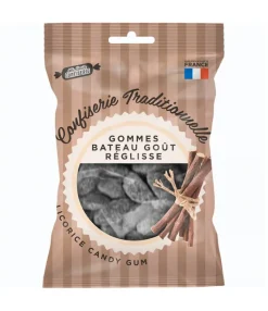 Gommes bateau goût réglisse Ma petite confiserie - sachet de 100 g