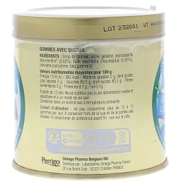 Gommes goût menthe eucalyptus Valda - pot de 140 g