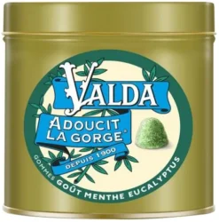 Gommes goût menthe eucalyptus Valda - pot de 140 g