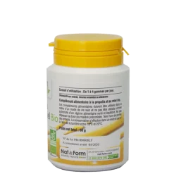 Gommes propolis et miel Nat & Form - boîte de 45 gommes