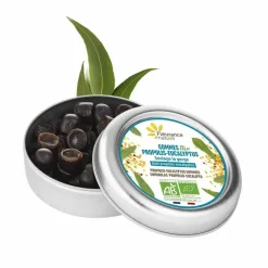 Gommes propolis eucalyptus Bio Fleurance Nature - boite de 35g