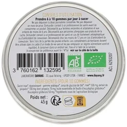 Gommes propolis miel eucalyptus bio Dayang - boîte de 45 gommes
