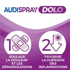 Gouttes auriculaires Dolo 6 mois et plus Audispray - flacon de 7 g