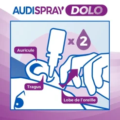 Gouttes auriculaires Dolo 6 mois et plus Audispray - flacon de 7 g