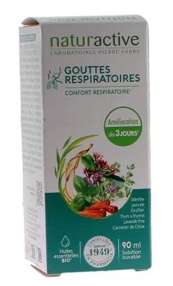 Gouttes respiratoires Naturactive