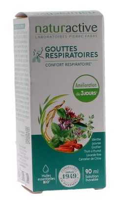 Gouttes respiratoires Naturactive
