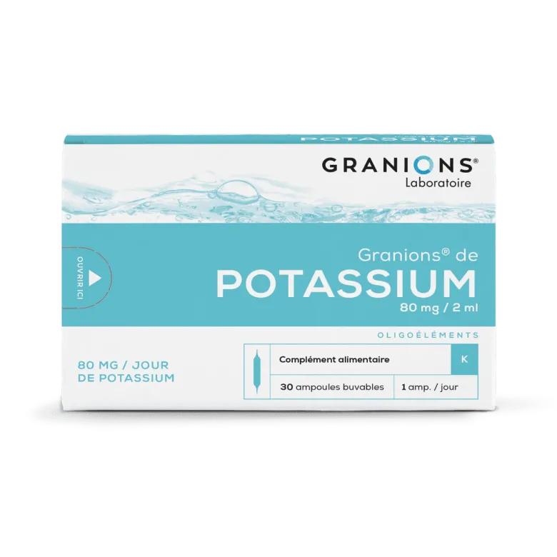 Granions de potassium - boite de 30 ampoules