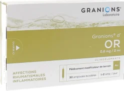 Granions d'or 0,2mg - Boîte de 30 ampoules de 2ml