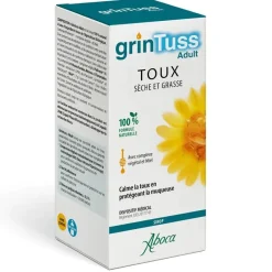 Grintuss Adult sirop toux sèche et grasse Aboca