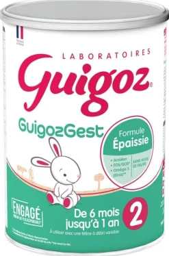 Guigoz Gest Formule épaissie lait 2ème âge - pot de 780 g