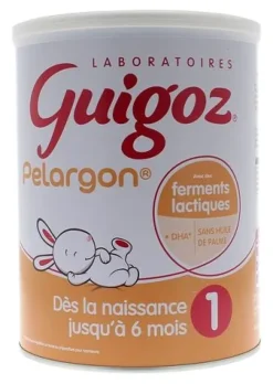 Guigoz Pelargon 1er âge 0 à 6 mois – lait en poudre, pot 780 g