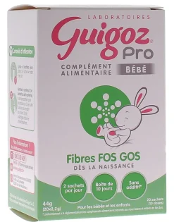 Guigoz Pro Fibres FOS GOS bébé – 20 sachets de 2,2 g
