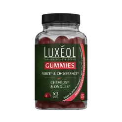 Gummies force et croissance Luxéol - pot de 60 gommes