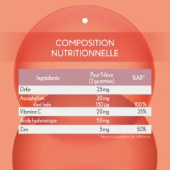 Gummies Pure Glow anti-imperfections & éclat Oenobiol - pot de 60 gummies