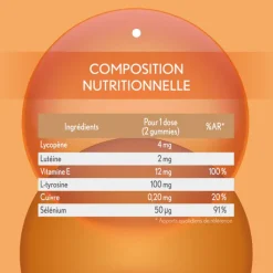 Gummies Solaire 2 en 1 préparateur & autobronzant Oenobiol - pot de 60 gummies
