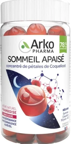 Gummies sommeil apaisé Arkopharma - pot de 60 gommes