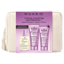 Hair Prodigieux Le rituel d'exception format voyage Nuxe - trousse de 3 produits