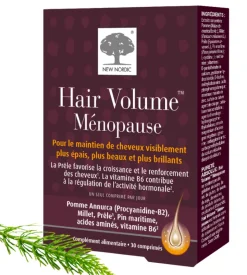 Hair volume ménopause New Nordic - boite de 30 comprimés