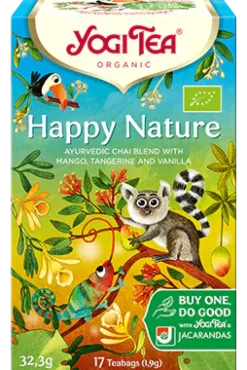 Happy Nature Infusion bio Yogi Tea - boite de 17 sachets