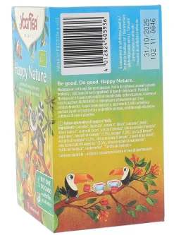 Happy Nature Infusion bio Yogi Tea - boite de 17 sachets