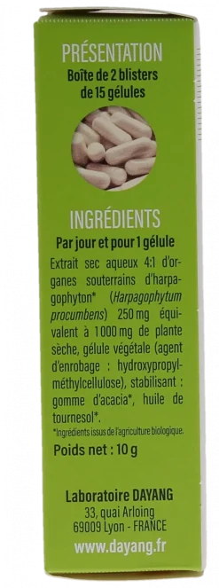 Harpagophytum Bio sphère articulaire Dayang