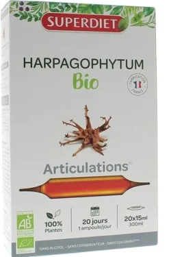 Harpagophytum Bio Super Diet - 20 ampoules de 15 ml