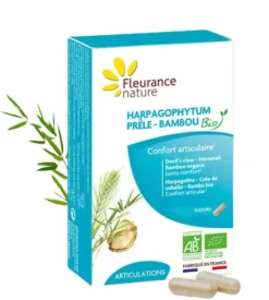Harpagophytum prêle bambou bio Fleurance nature - boîte de 40 gélules