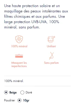Haute Protection Compact SPF 50 Sable Avène - Poudrier de 10 g