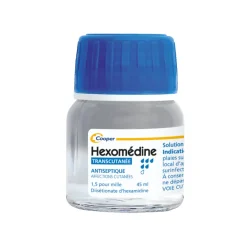Hexomedine transcutanée 1,5/1000 solution pour application locale - flacon de 45 ml