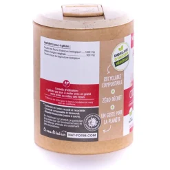 Hibiscus Bio Ecoresponsable Nat&Form - Boite de 200 gélules
