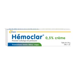 Hémoclar 0,5% – crème, tube de 30 g