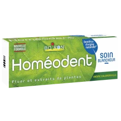 Homéodent soin blancheur goût chlorophylle Boiron