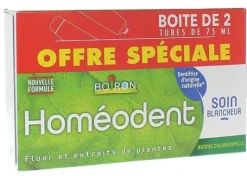 Homéodent soin blancheur goût chlorophylle Boiron