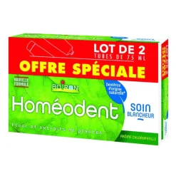 Homéodent soin blancheur goût chlorophylle Boiron
