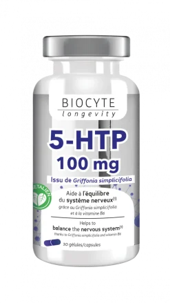 5-HTP 100mg Biocyte - boîte de 30 gélules