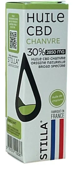 Huile CBD chanvre 30% 2850mg Stilla - flacon de 10ml