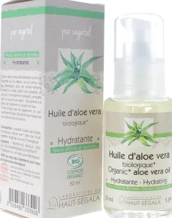 Huile d'Aloe Vera Bio Hydratante Laboratoire Haut-Ségala - flacon de 50 ml