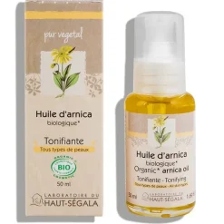 Huile d'arnica bio Haut-Ségala - flacon de 50ml