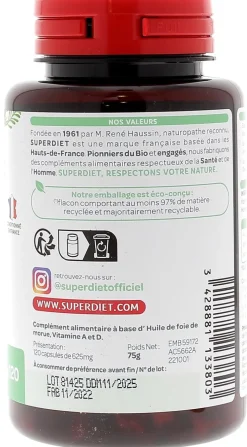 Huile de foie de morue Super Diet