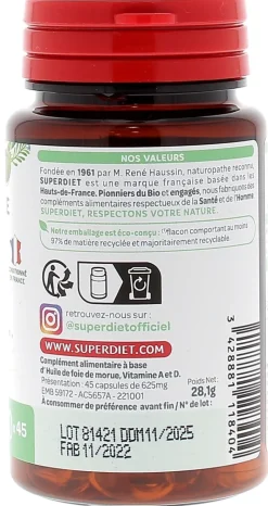 Huile de foie de morue Super Diet