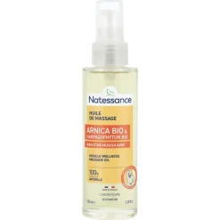 Huile de massage à l'Arnica bio Natessance - flacon-pompe de 100ml