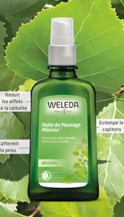 Huile de massage minceur bouleau Weleda