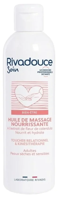Huile de massage nourrissante Rivadouce - flacon de 250ml