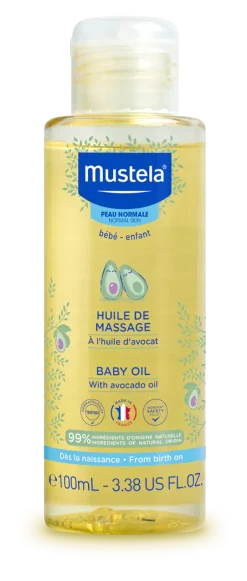 Huile de massage peau normale Mustela - flacon de 100 ml