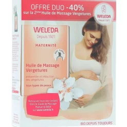 Huile de massage vergetures Weleda