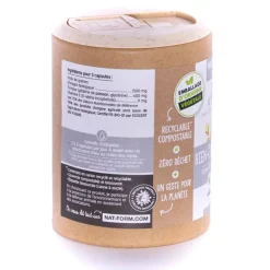 Huile d'onagre Ecoresponsable Nat&Form - Boite de 120 capsules