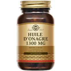 Huile d'onagre 1300mg Solgar - pot de 30 capsules