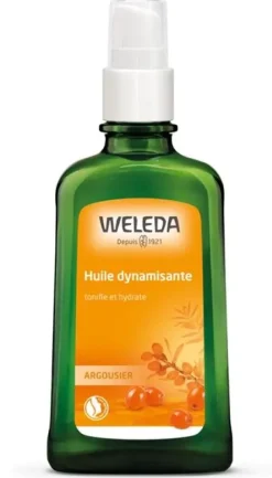 Huile dynamisante à l'argousier Weleda - Flacon de 100 ml